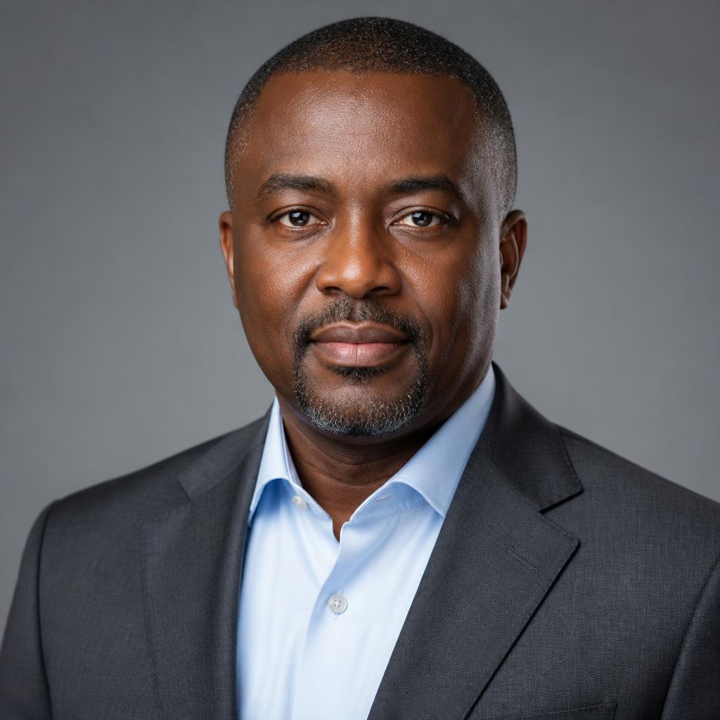 Portrait of Olumide Bakare, Chief Accountant